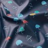 Regenjasstof kleurrijke parasols Digitaal printen – marineblauw,  thumbnail number 3