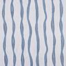 Decostof Half panama Golvende strepen – blauw,  thumbnail number 1
