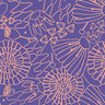 Katoenpopeline Eden | Nerida Hansen – lila/perzik,  thumbnail number 1