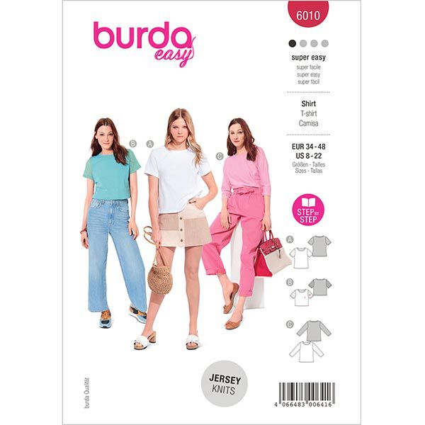 Top,Burda 6010 | 34 - 48, image number 1