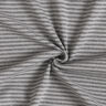 Boordstof Rondgebreide strepen – zilver/donkergrijs,  thumbnail number 3