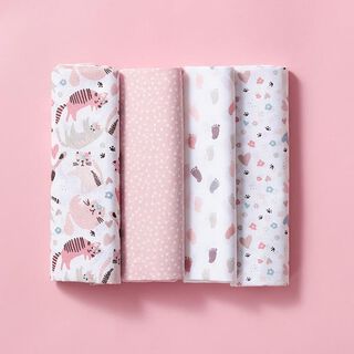 Stoffenpakket Popeline baby – roze, 