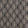 Chiffon glitter krijtstreep schakels – zwart/wit,  thumbnail number 1
