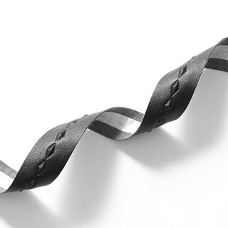 Decoband imitatieleer – zwart, 
