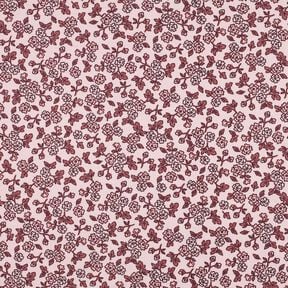 Katoenflanel Bloemetjes | Poppy Fabrics – roos/kaasjeskruid, 