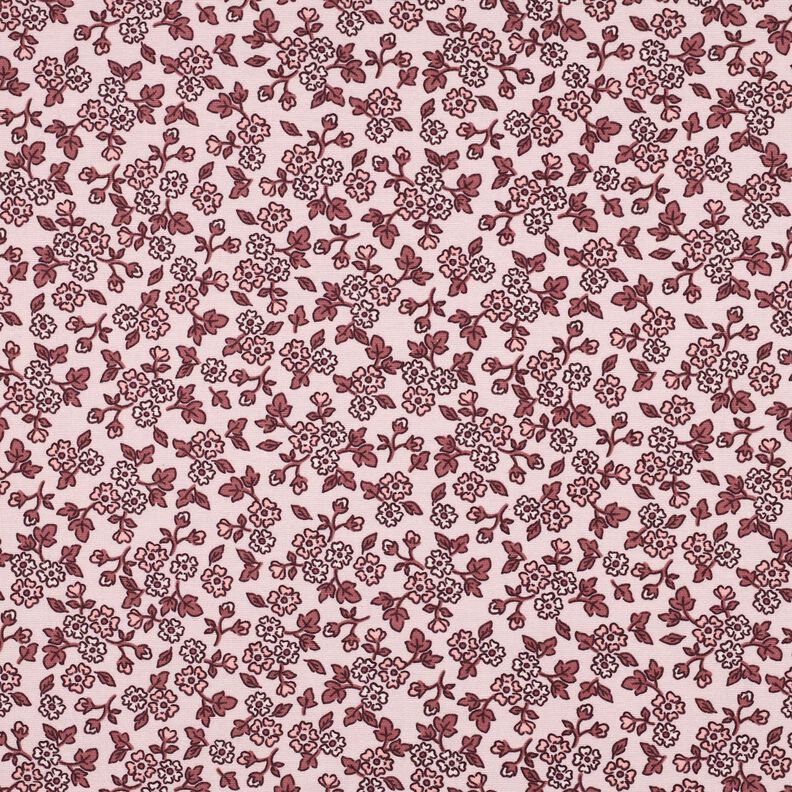Katoenflanel Bloemetjes | Poppy Fabrics – roos/kaasjeskruid, image number 1
