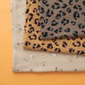 Mousseline/dubbel gehaakte stoffen Luipaard – taupe/petroleum,  thumbnail number 5