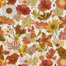 Decostof Panama kleurrijke bloemen – creme/terracotta,  thumbnail number 1