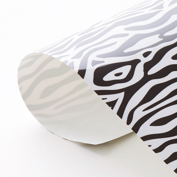 Flexfolie ontwerp zebra Din A4 – zwart/wit,  image number 3