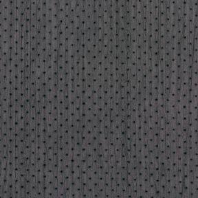 Chiffon glitterstrepen en stippen – zwart, 