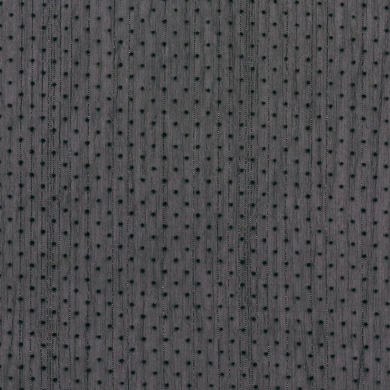 Chiffon glitterstrepen en stippen – zwart, image number 1