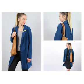 MEVROUW KATI Sweatjack met sjaalkraag & stolpplooien | Studio Schnittreif | XS-XXL, 