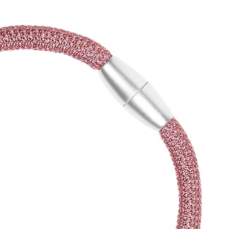Eenvoudige gordijnhouder met magneetsluiting [60cm] – roze | Gerster,  image number 2