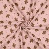 GOTS Mousseline/dubbel gehaakte stoffen Vogels en harten | Poppy Fabrics – oudroze,  thumbnail number 4