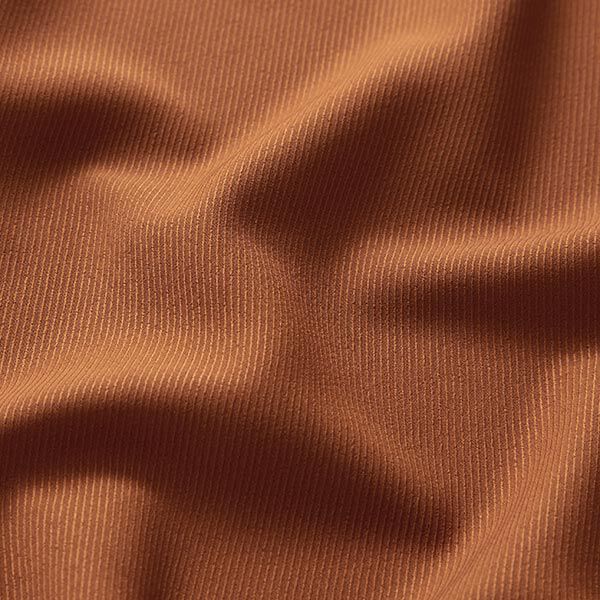 Blousestof in de lengte elastisch keperbinding – bruin, image number 2