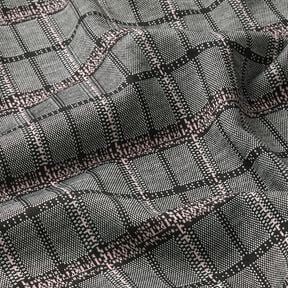 Gebreide jacquard ruit – zwart/wit, 