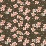 Katoenjersey Schattige bloemetjes – kaki,  thumbnail number 1