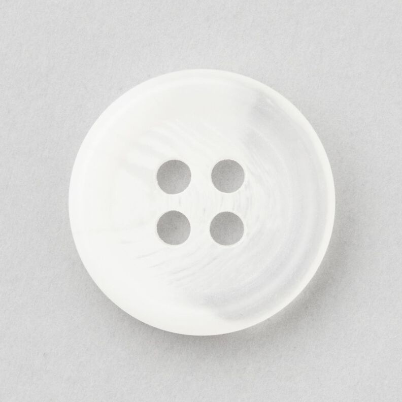 4-gats knoop rond [Ø 15 mm] – wit,  image number 1