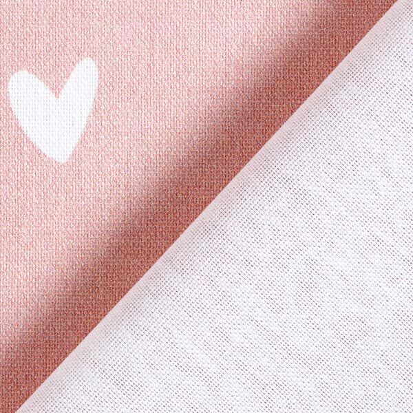 Decostof Half panama Hartje – roze, image number 6