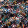 Decostof Half panama Muziekinstrumenten – zwart/pink,  thumbnail number 2