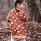 Sweatshirt geruwd Aquarel harten Digitaal printen | by Poppy – terracotta/zalm,  thumbnail number 5