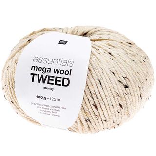 Essentials Mega Wool Tweed Chunky| Rico Design – natuur, 