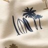 Katoenjersey Hawaii-gevoel – licht taupe,  thumbnail number 2