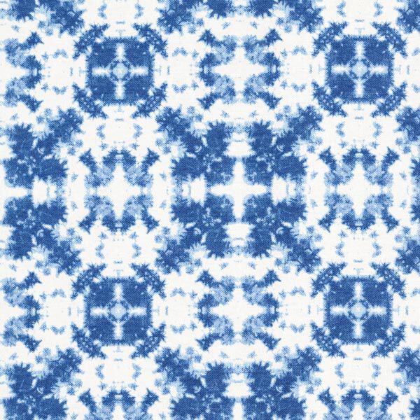 Decostof canvas Batik – blauw/wit,  image number 1