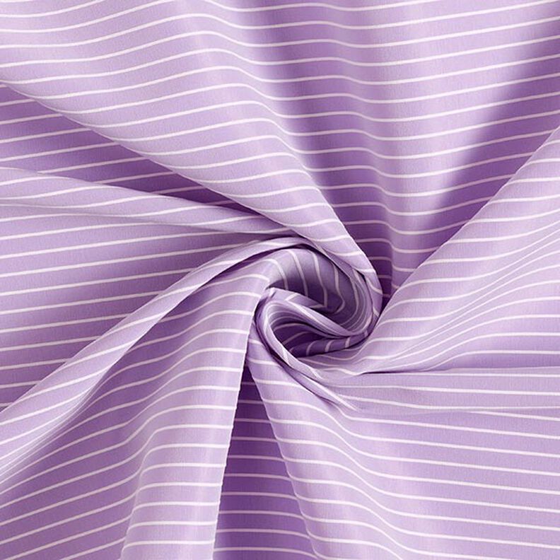 Stretchstof dwarsstrepen elasticiteit in de lengte – pastelviolet,  image number 3