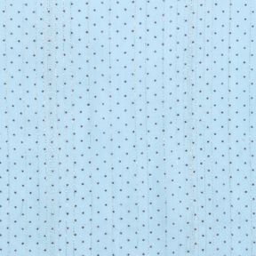 Chiffon glitterstrepen en stippen – lichtblauw, 