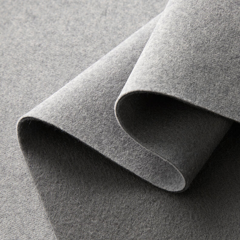 Thermische gordijnstof fijne melange – olifantgrijs,  image number 4