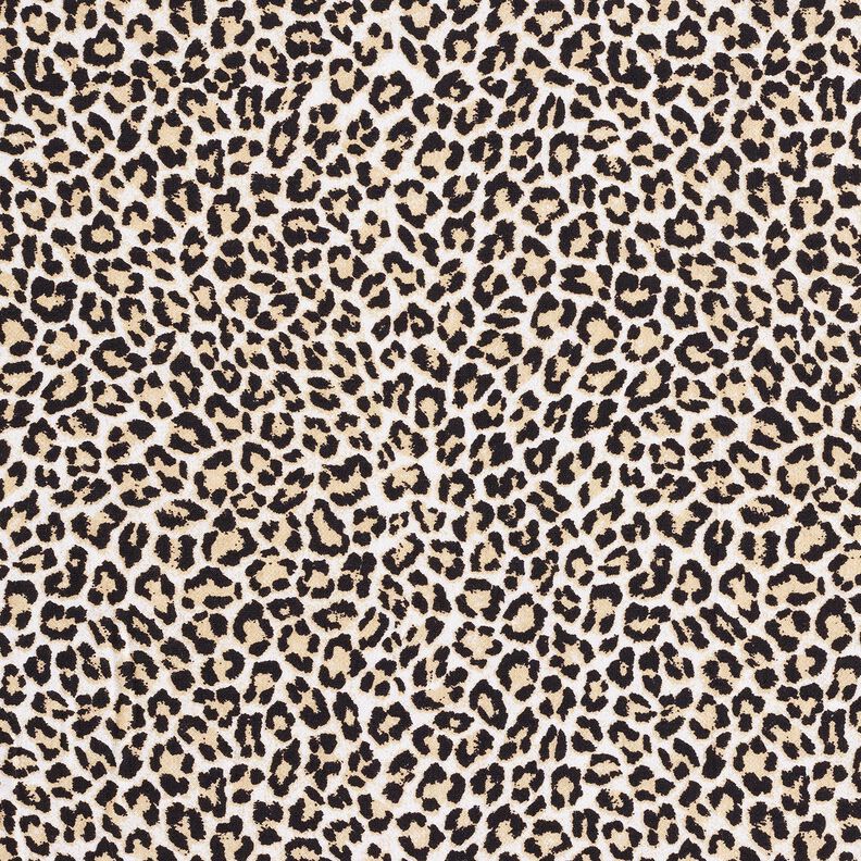 Viscosemix luipaardprint – beige,  image number 1