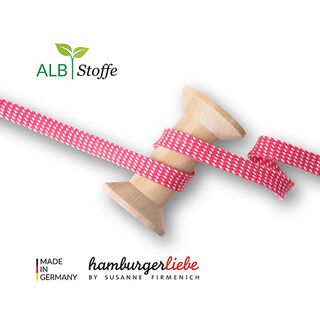 Biologische vlechtkoord Twist Me Dots [ 15 mm ] | Albstoffe – pink, 