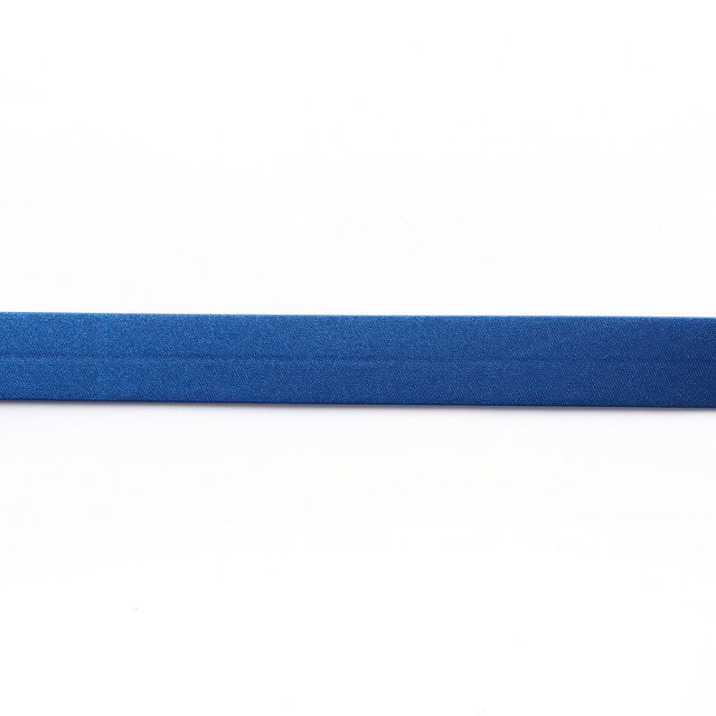 Biasband Satijn [20 mm] – koningsblauw,  image number 1