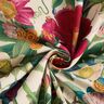 Decostof Half panama prachtige bloemen – natuur/purper,  thumbnail number 3