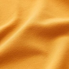 Lichte French Terry effen – currygeel, 