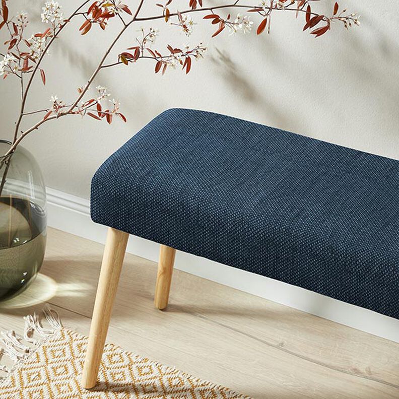 Bekledingsstof Honingraatstructuur – blauw, image number 6