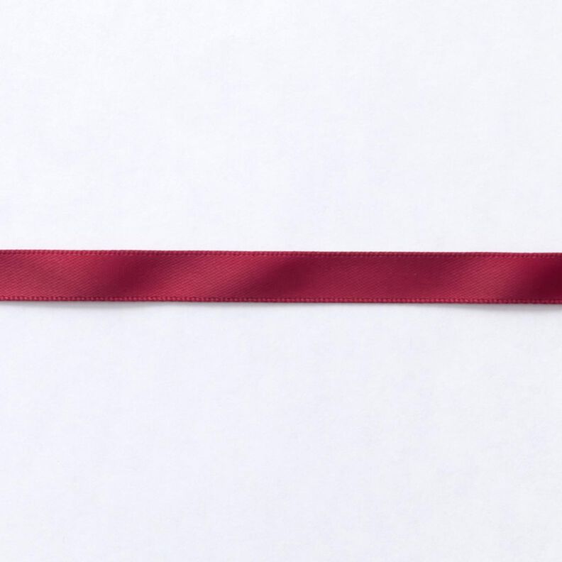 Satijnband [9 mm] – bordeauxrood,  image number 1