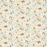 Mousseline/dubbel gehaakte stoffen Bosdieren bloemen – ecru,  thumbnail number 1