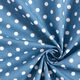 Katoenpopeline Grote stippen – jeansblauw/wit,  thumbnail number 5