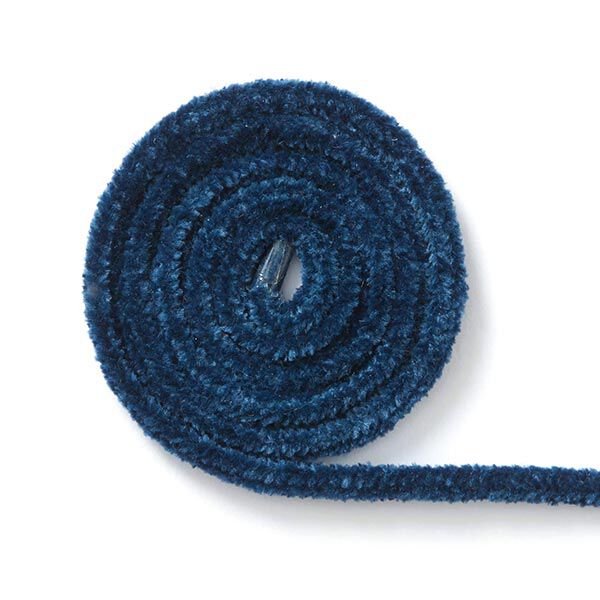 Chenille koord – marineblauw, image number 1