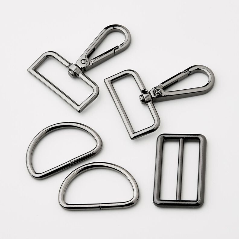 Tassen toebehoren Set [ 5-delig | 38 mm] &ndash; anthraciet,  image number 1