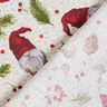 Decostof Canvas Kabouter met een hoed – lichtbeige/donkerrood,  thumbnail number 4