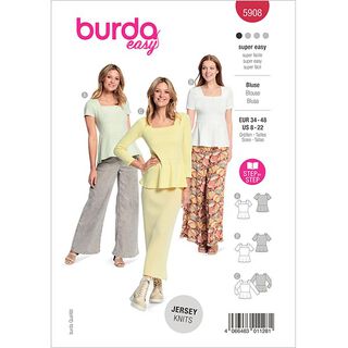 Blouse  | Burda 5908 | 34-48, 