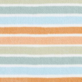 antipilling fleece kleurrijke strepen &ndash; wit/groen, 