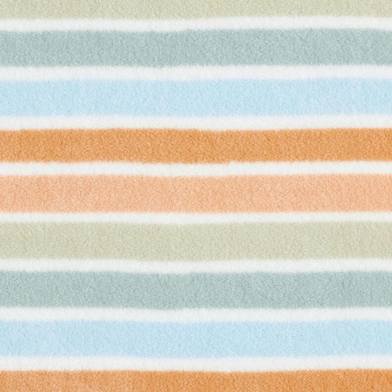 antipilling fleece kleurrijke strepen – wit/groen,  image number 1