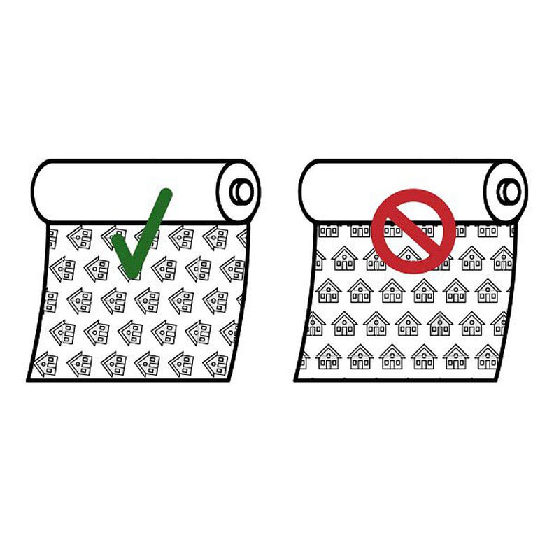 Decostof Half panama Bloemen en grassen – natuur/zwart,  image number 3