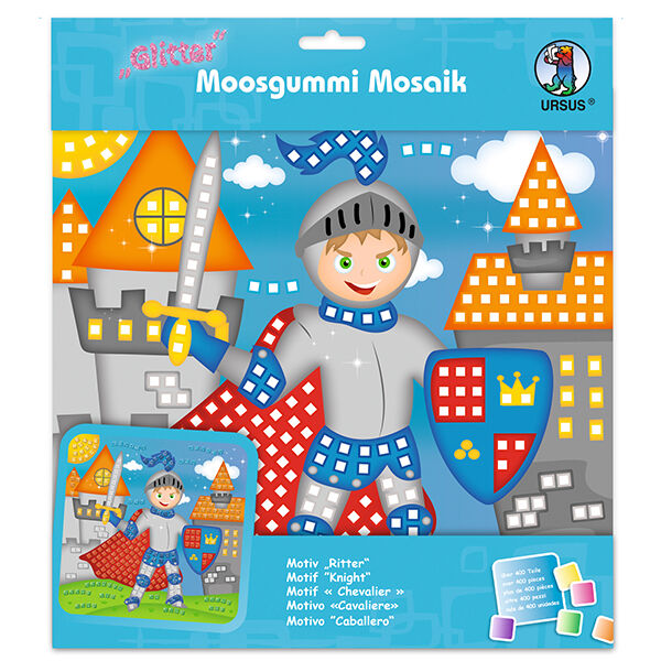 Schuimrubber mozaïek puzzel Ridder, image number 2