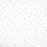 Mousseline/dubbel gehaakte stoffen verspreide harten – wit/roségoud,  thumbnail number 1