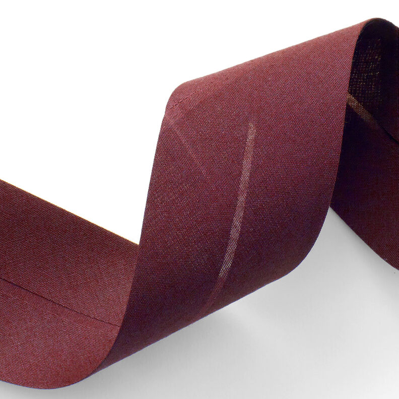 Biasband Polycotton [50 mm] – bordeauxrood,  image number 2